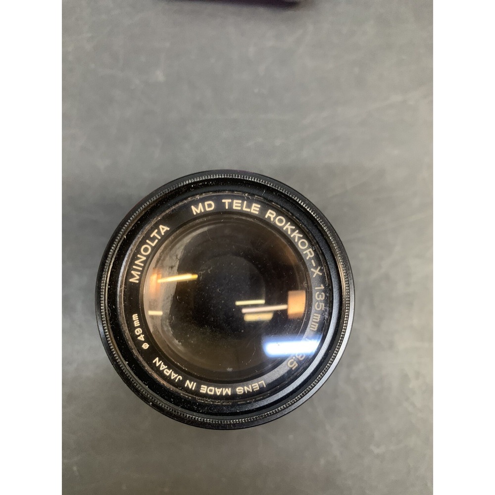 Minolta MD Tele Rokkor X 135mm f/3.5 Telephoto Prime Lens